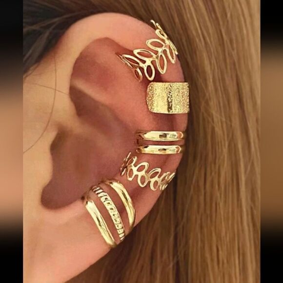 3 for 26 - 5 Floral Ear Cuffs Set NEW - Picture 2 of 4